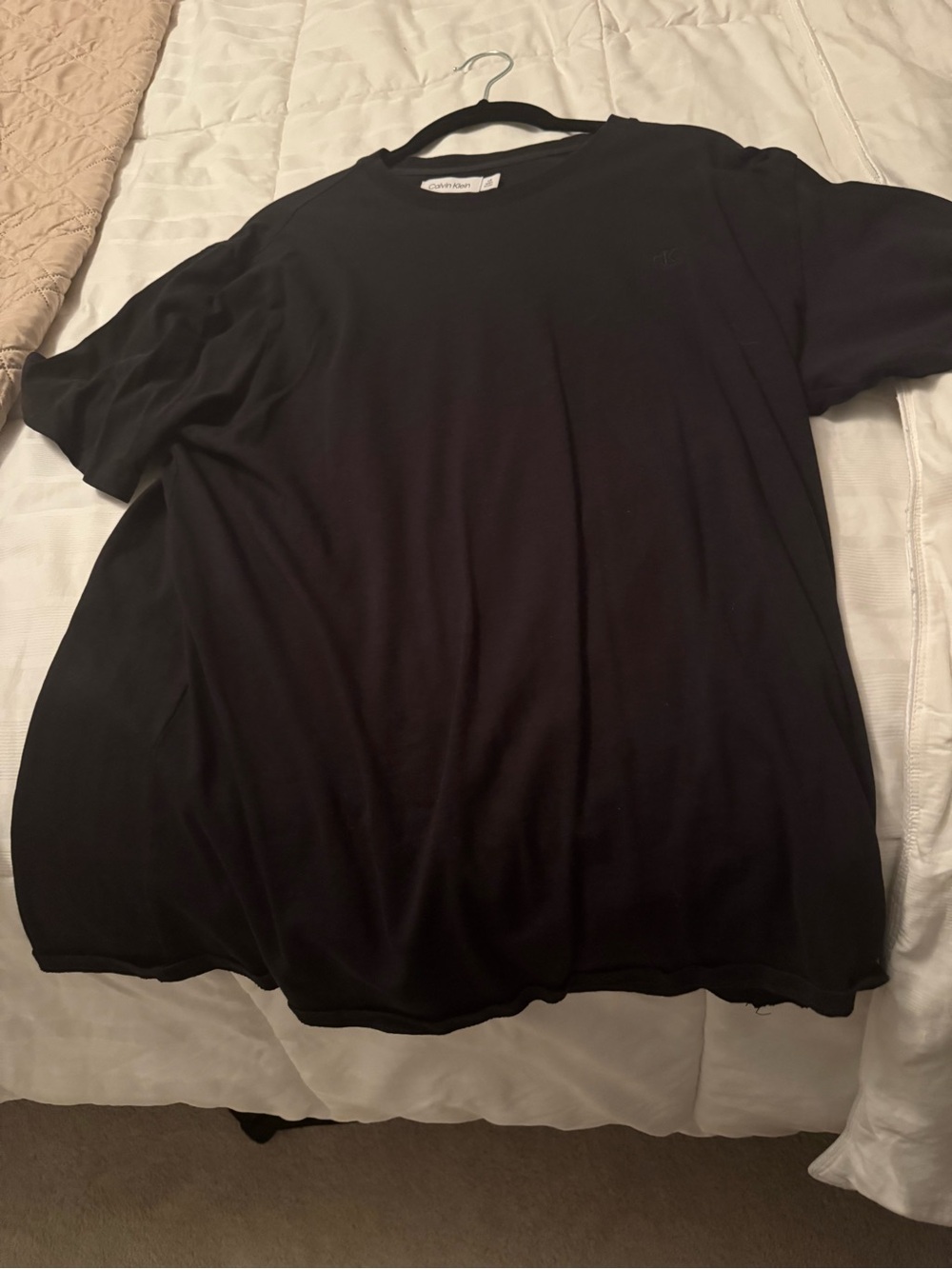 3 Calvin Klein Men's Black, grey and white Crew Neck T-Shirt